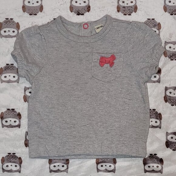 ❄️ 6-9m | Metallic Short Sleeved Shirt - Picture 1 of 5